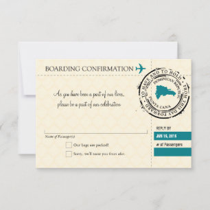 RSVP Instapass NAAR Dominicaanse Republiek Kaartje