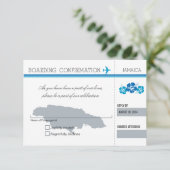 RSVP Instapass NAAR JAMAICA Kaartje (Staand voorkant)