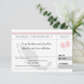 RSVP instapass TO MEXICO Kaart (Staand voorkant)