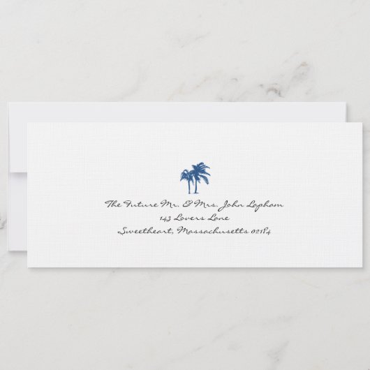 RSVP Instapass Uitnodiging voor trouwen in Thailan (Achterkant)