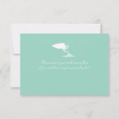 RSVP Instapkaart Naar Aruba Kaartje (Achterkant)