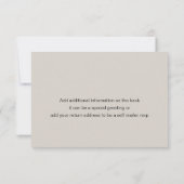 RSVP Instapkaart Naar COSTA RICA Kaartje (Achterkant)