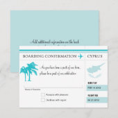 RSVP Instapkaart Naar Cyprus (Voorkant / Achterkant)