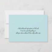 RSVP-instapkaart naar Cyprus RSVP Kaartje (Achterkant)