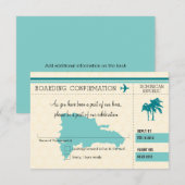 RSVP Instapkaart Naar Dominicaanse Republiek (Voorkant / Achterkant)