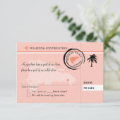 RSVP Instapkaart Naar Dominicaanse Republiek (Staand voorkant)