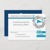 RSVP Instapkaart Naar Dominicaanse Republiek (Voorkant / Achterkant)