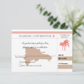 RSVP Instapkaart Naar Dominicaanse Republiek | COR (Staand voorkant)