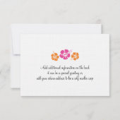 RSVP Instapkaart naar Hawaï Kaart (Achterkant)