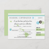 RSVP Instapkaart NAAR Hawaii Kaart (Voorkant / Achterkant)