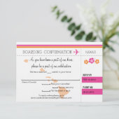 RSVP-instapkaart naar Hawaii Kaart (Staand voorkant)