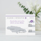 RSVP Instapkaart NAAR JAMAICA (Staand voorkant)