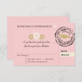 RSVP Instapkaart NAAR Jamaica (Voorkant / Achterkant)