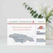 RSVP Instapkaart NAAR JAMAICA (Staand voorkant)