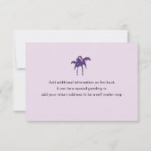 RSVP Instapkaart NAAR JAMAICA Kaartje (Achterkant)