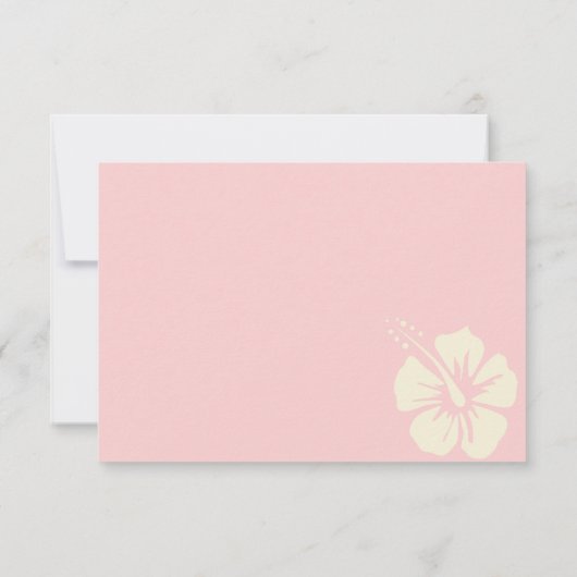 RSVP Instapkaart NAAR Jamaica Kaartje (Achterkant)