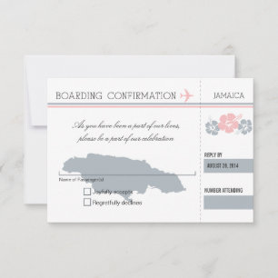 RSVP-instapkaart naar JAMAICA RSVP Kaartje