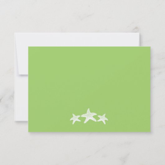 RSVP-instapkaart naar JAMAICA RSVP Kaartje (Achterkant)