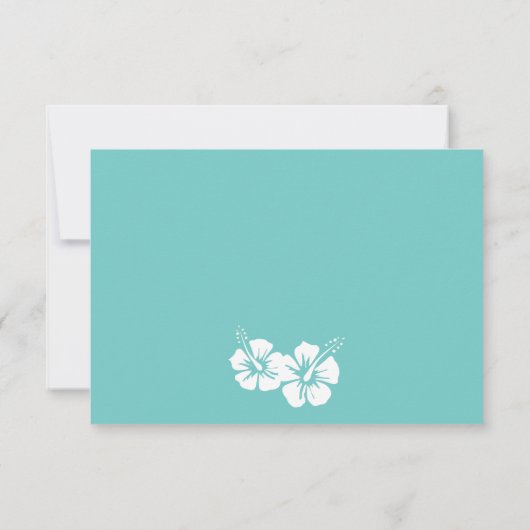 RSVP-instapkaart naar JAMAICA RSVP Kaartje (Achterkant)