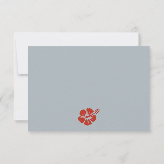 RSVP-instapkaart naar JAMAICA RSVP Kaartje (Achterkant)