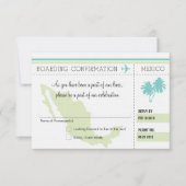 RSVP instapkaart naar MEXICO (Voorkant)