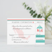 RSVP Instapkaart NAAR Mexico Kaartje (Staand voorkant)