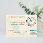 RSVP Instapkaart NAAR Mexico Kaartje (Staand voorkant)