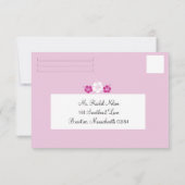 RSVP instapkaart naar MEXICO Kaartje (Achterkant)