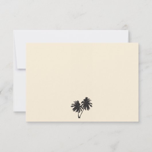 RSVP-instapkaart naar Mexico RSVP Kaartje (Achterkant)