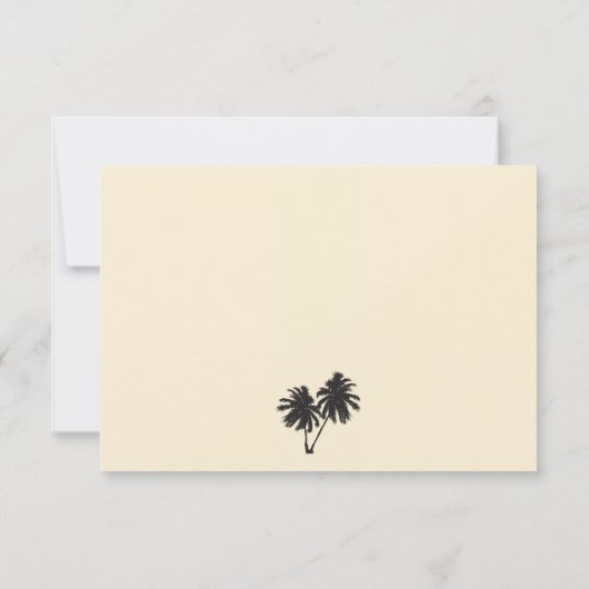 RSVP-instapkaart naar Mexico RSVP Kaartje (Achterkant)