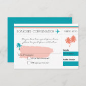 RSVP Instapkaart NAAR Puerto Rico (Voorkant / Achterkant)