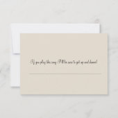 RSVP-instapkaart naar Saint Lucia Kaart (Achterkant)