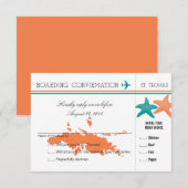 RSVP-instapkaart naar St. Thomas RSVP Kaartje (Voorkant / Achterkant)