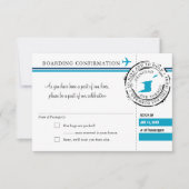 RSVP-instapkaart naar Trinidad en Tobago Kaart (Voorkant)