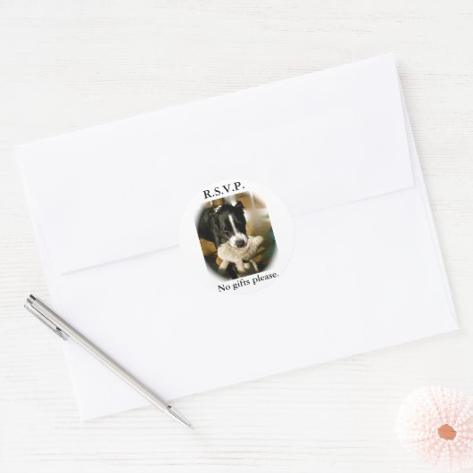 RSVP Invitation stickers (Envelop)