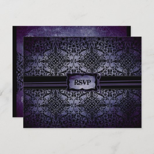 RSVP-kaart A2 voor bruiloft RSVP Kaartje (Voorkant / Achterkant)