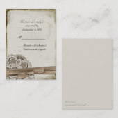 RSVP-kaart Afsprakenkaartje (Voorkant / Achterkant)