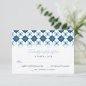 RSVP-kaart - Baptisme, Christening Uitnodiging - J (Staand voorkant)