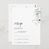 RSVP-kaart Briefkaart (Voorkant / Achterkant)