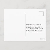 RSVP-kaart Briefkaart (Achterkant)