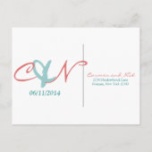 RSVP-kaart Briefkaart (Achterkant)