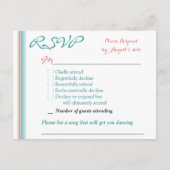 RSVP-kaart Briefkaart (Voorkant)