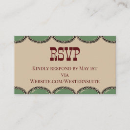RSVP-kaart Contactkaartje