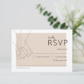 RSVP-kaart - De Oliva Suite RSVP Kaartje (Staand voorkant)