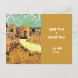 RSVP-kaart, Farmhouse in Provence, Van Gogh Uitnodiging Briefkaart
