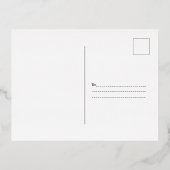 RSVP-kaart Folie Uitnodiging Briefkaart (Achterkant)