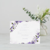 RSVP-kaart Folie Uitnodiging Briefkaart (Staand Voorkant)