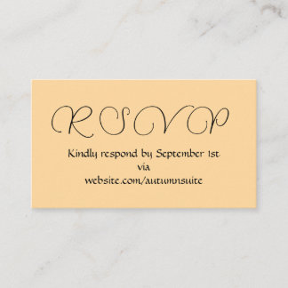RSVP-kaart Informatiekaartje