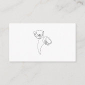 RSVP kaart invoegen - Minimalistische Poppy Warm B (Achterkant)