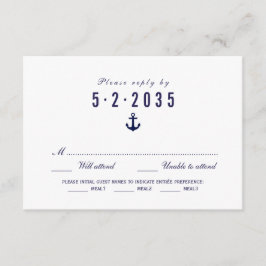 RSVP-Kaart Keuze uit schonnig wit huwelijk RSVP Kaartje